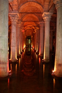 underground cisterns beneath the incredible city of Istanbul